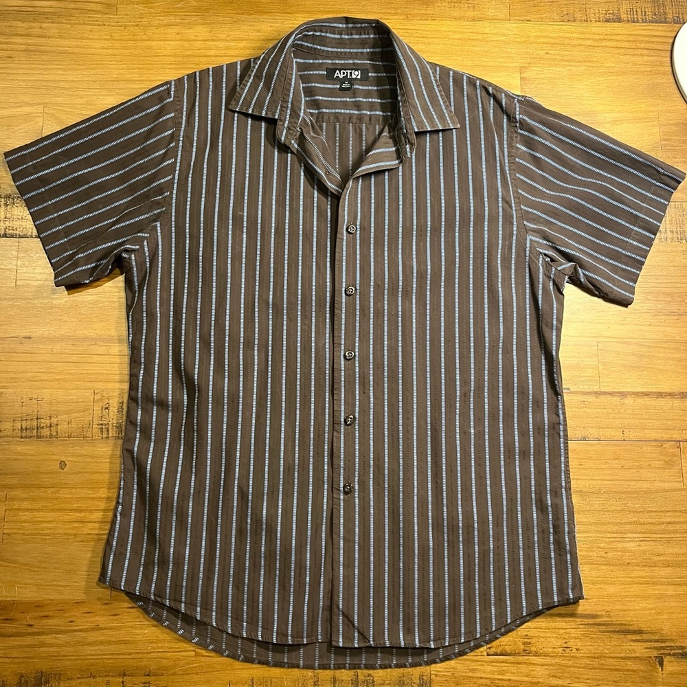 Apt. 9 Cotton Striped Button-Up